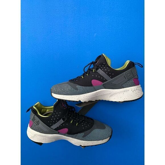 Nike Air Huarache Utility Men's Size 12 Medium Berry Dark Gray Shoes 806979-500 - Picture 2 of 5